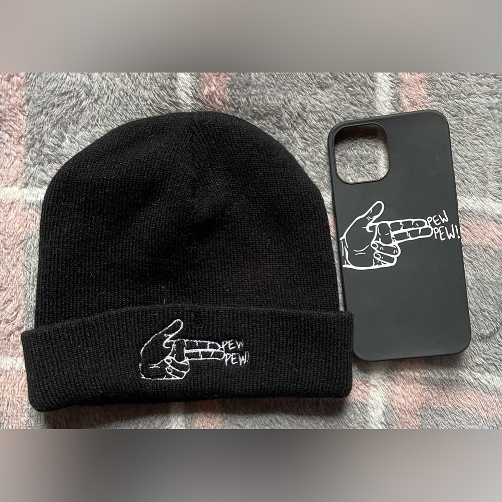 Beanie and case